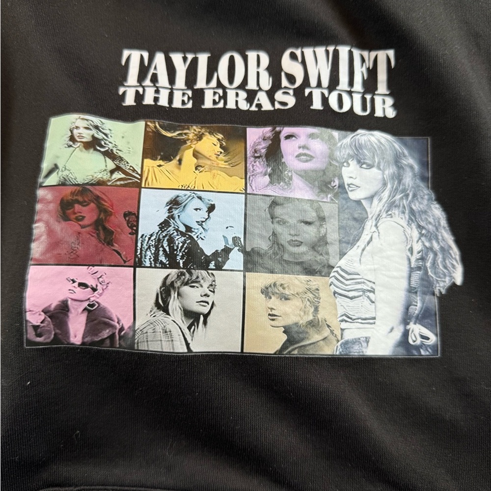 Taylor Swift‎ The Eras Tour Hoodie Size 9/10 Kids Black